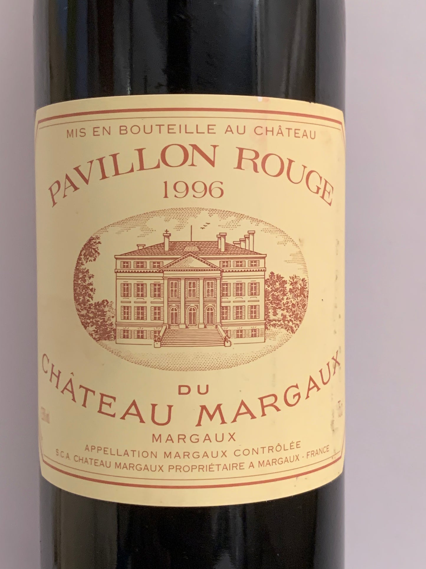 Château Margaux, Pavillon Rouge 1996, ref. 28