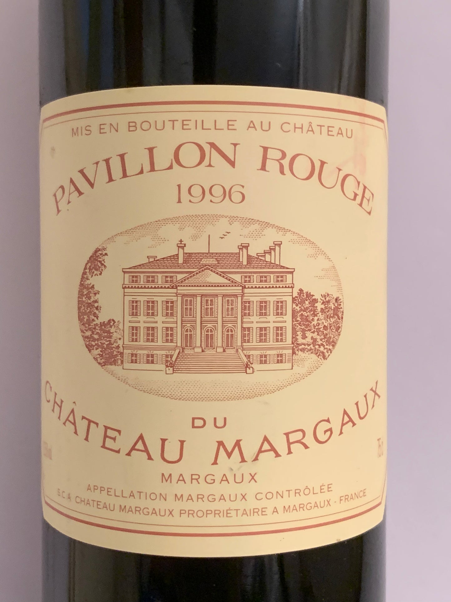 Château Margaux, Pavillon Rouge 1996, ref. 29