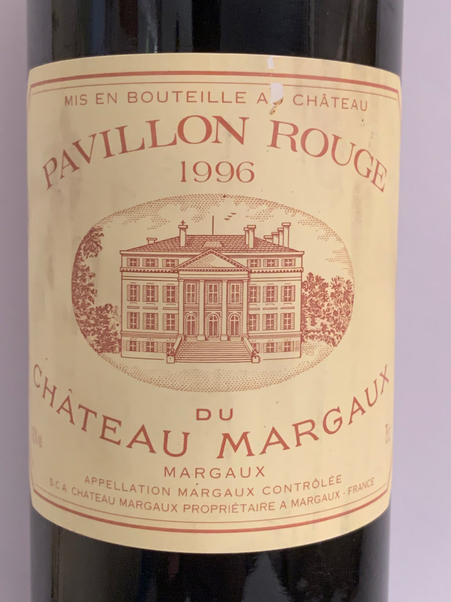 Château Margaux, Pavillon Rouge 1996, ref. 31