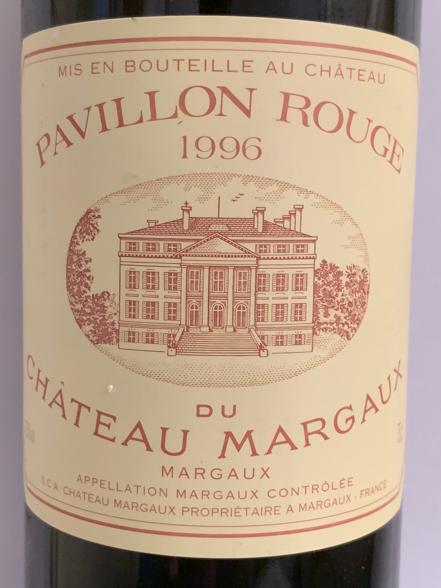 Château Margaux, Pavillon Rouge 1996, ref. 32