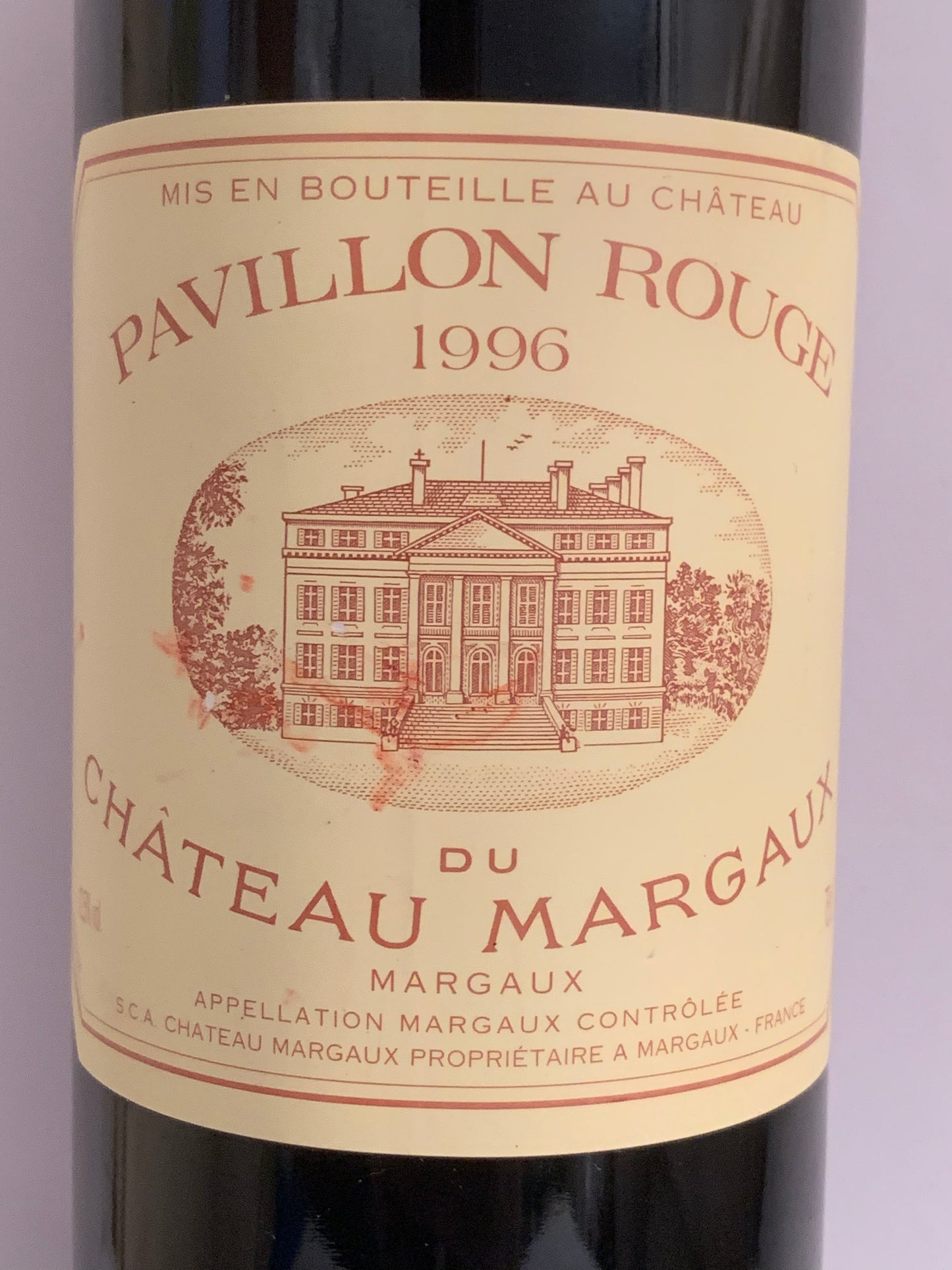 Château Margaux, Pavillon Rouge 1996, ref. 33