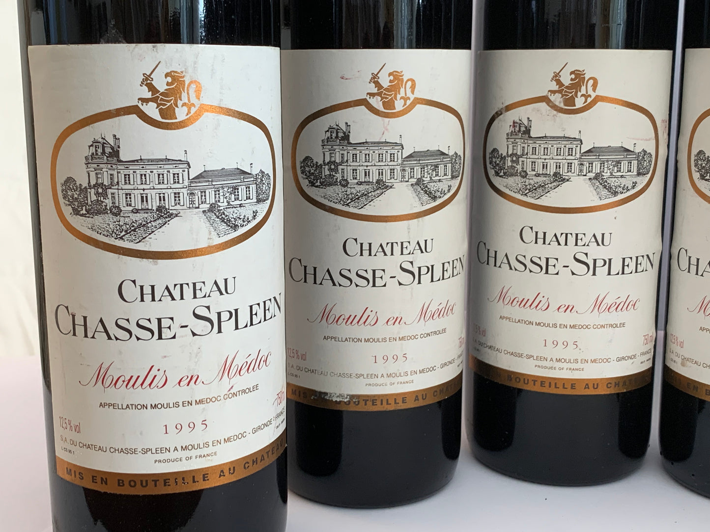 Lot 6x Château Chasse-Spleen, Moulis en Médoc, 1995