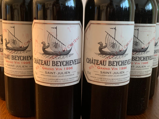 Lot 10x Saint-Julien, Château Beychevelle, 1996 ref. 8