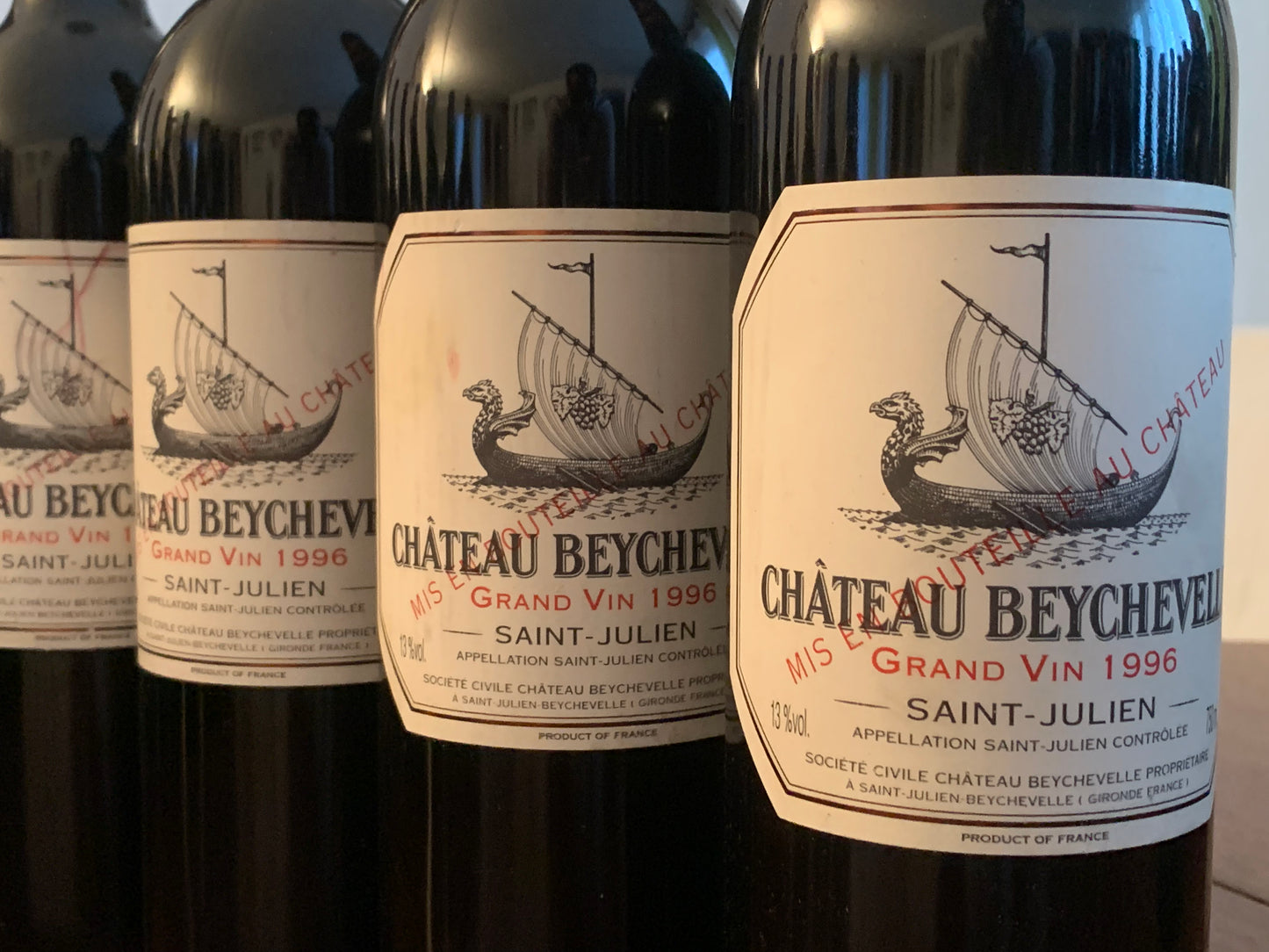 Lot 12x Saint-Julien, Château Beychevelle, 1996 ref. 9