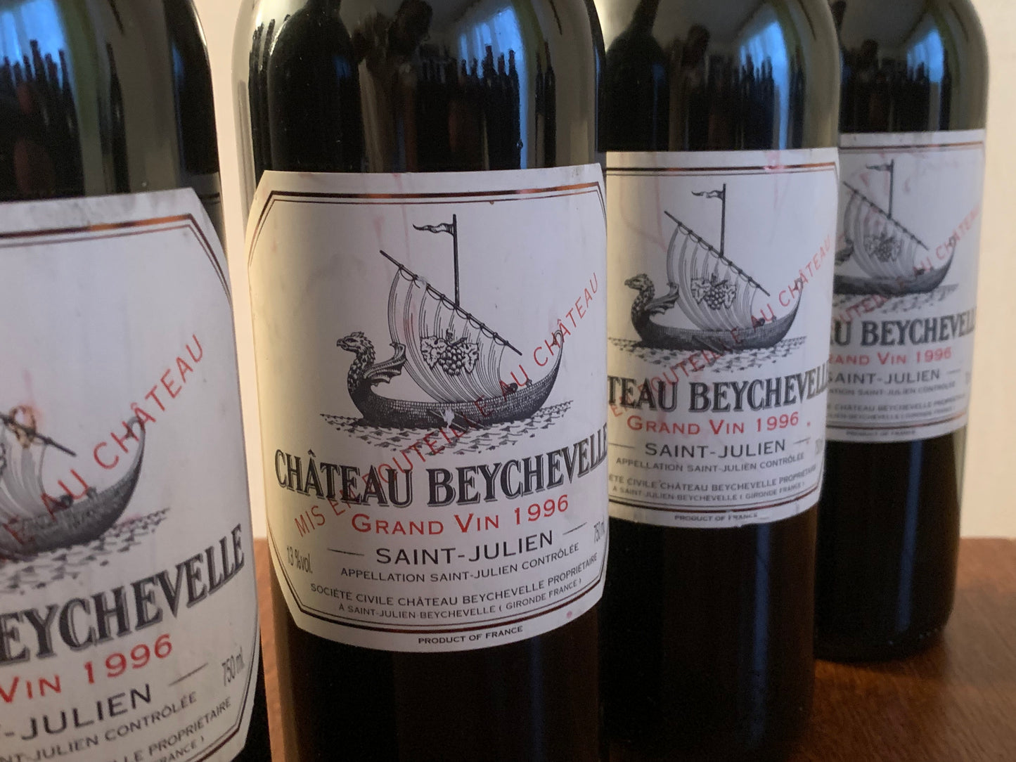 Lot 10x Saint-Julien, Château Beychevelle, 1996 ref. 11