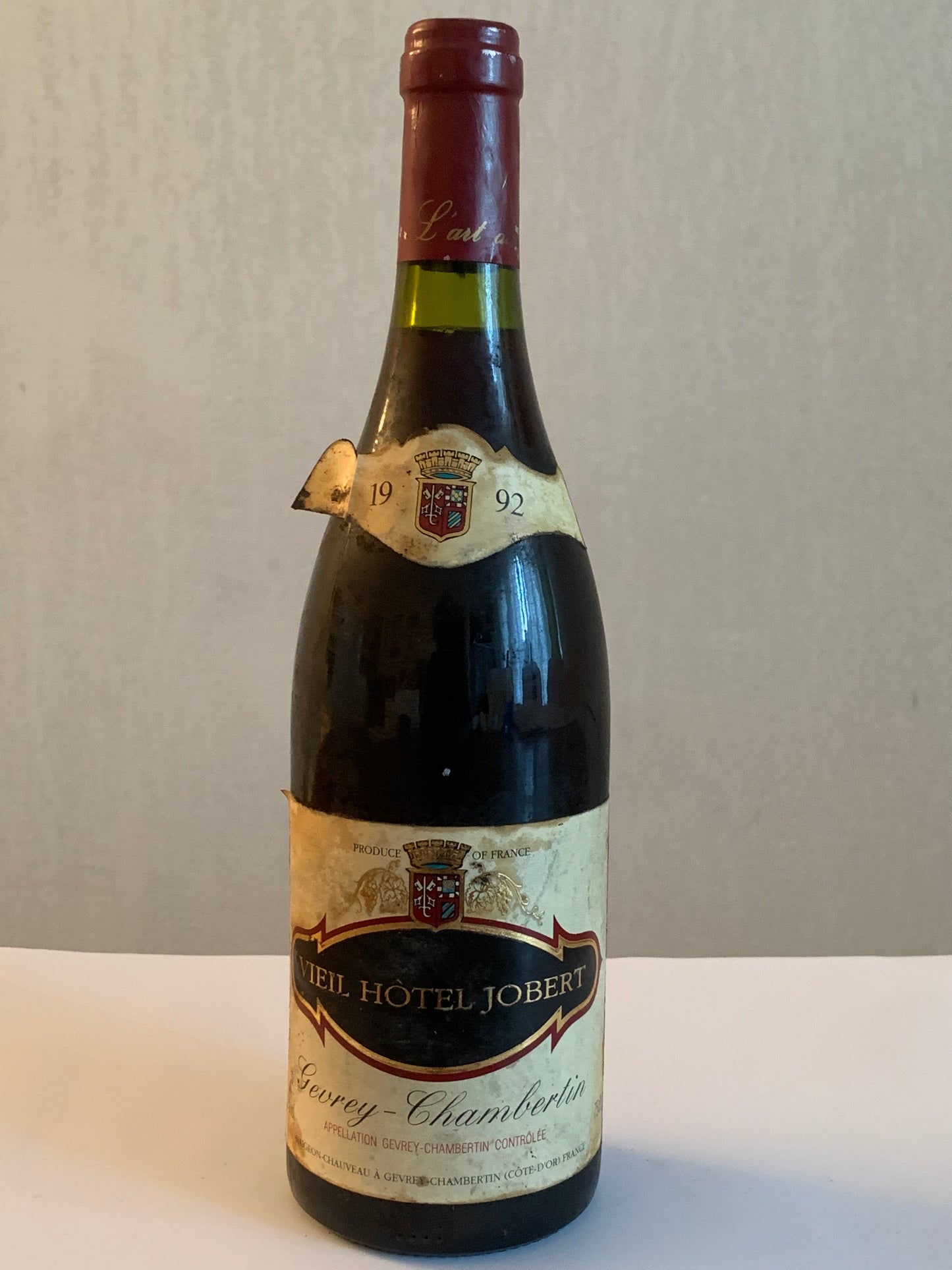 Vieil Hôtel Jobert, Gevrey-Chambertin, 1992