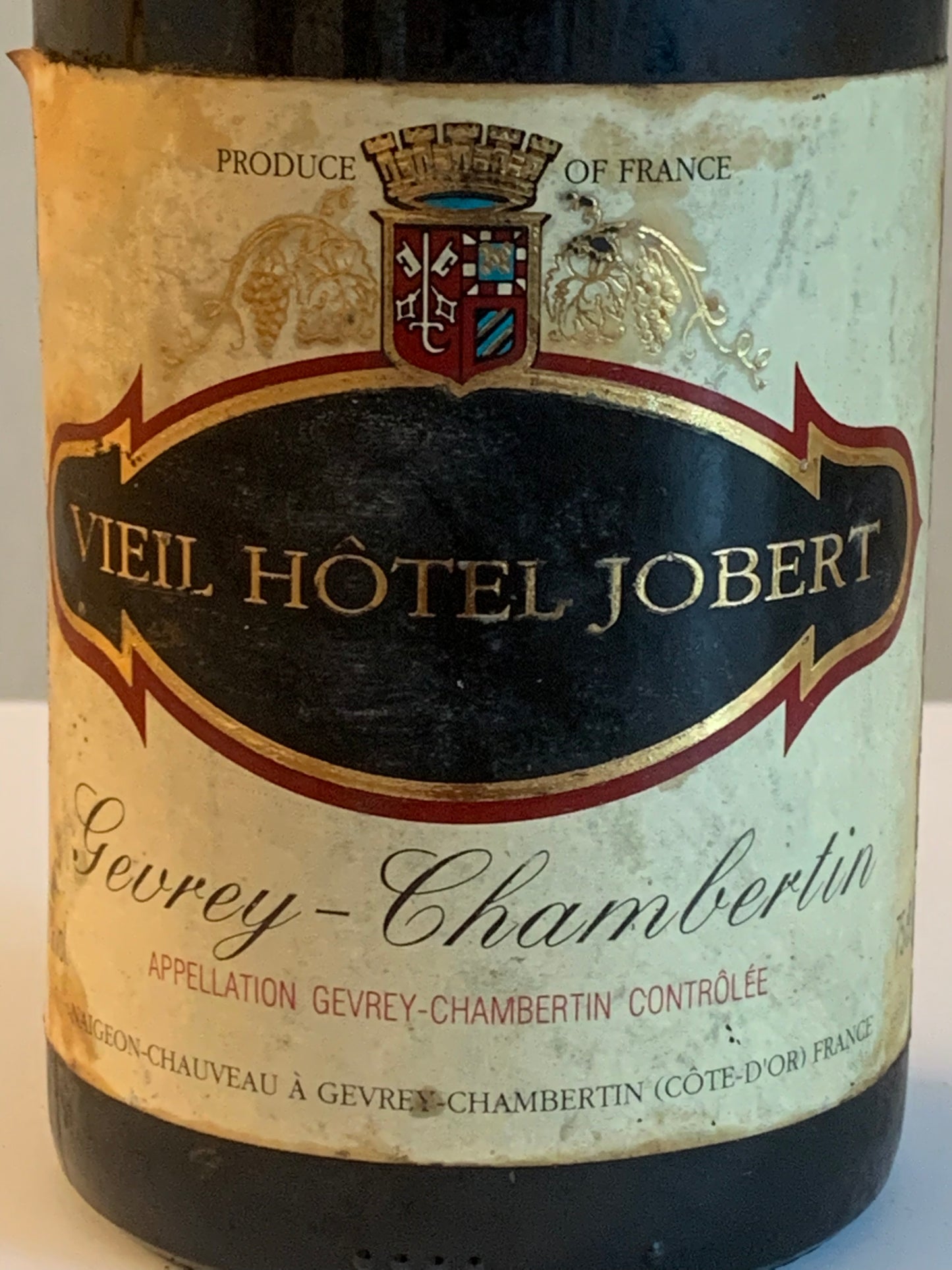 Vieil Hôtel Jobert, Gevrey-Chambertin, 1992