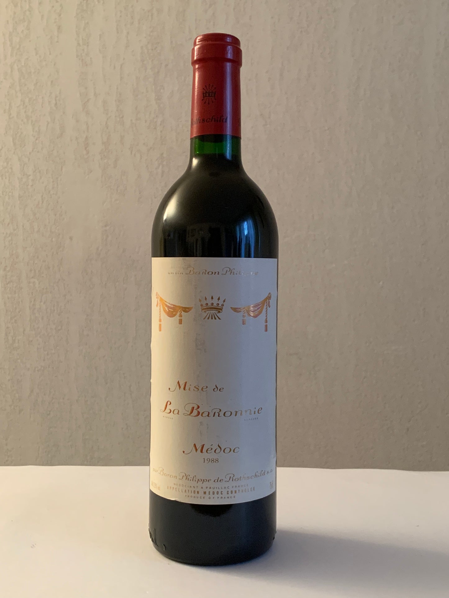 Mise de La Baronnie, Baron Philippe de Rothschild, 1988