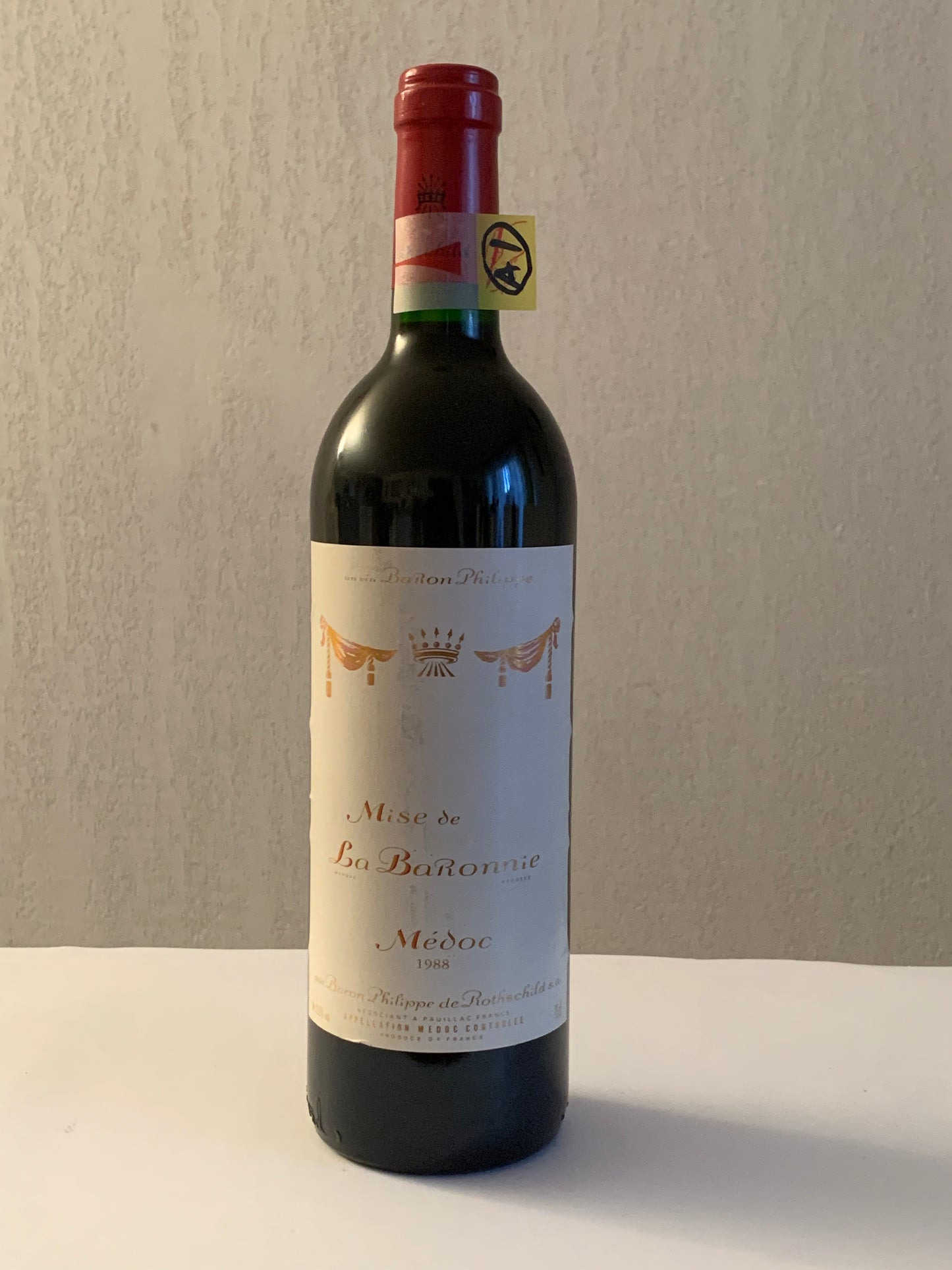 Mise de La Baronnie, Baron Philippe de Rothschild, 1988