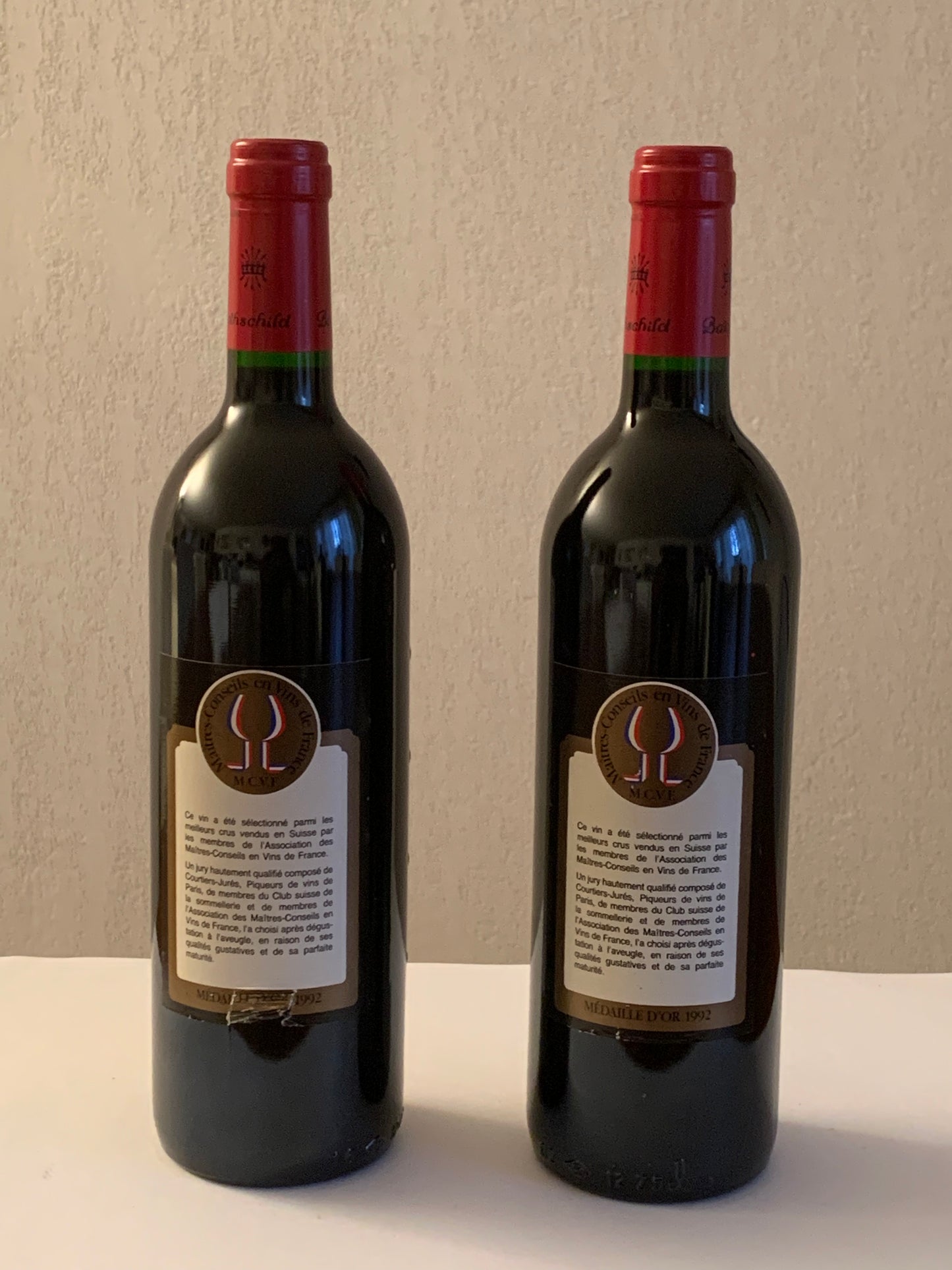 Lot 2x Mise de La Baronnie, Baron Philippe de Rothschild, 1988