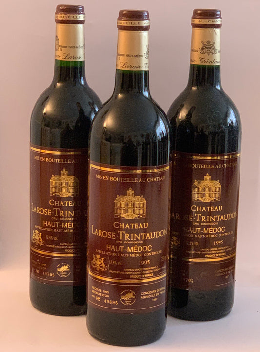 Lot 3x Château LaRose Trintaudon, Haut-Médoc, 1995