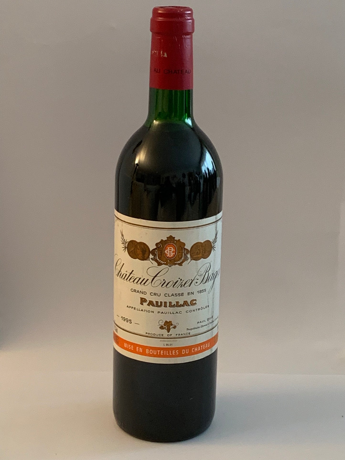 Château Croizet Bages, Pauillac, 1995