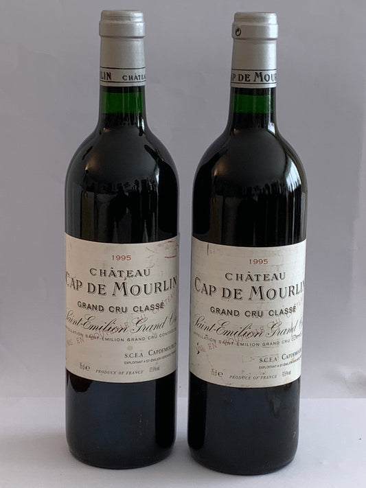 Lot 2x Château Cap de Mourlin, Saint-Emilion, 1995