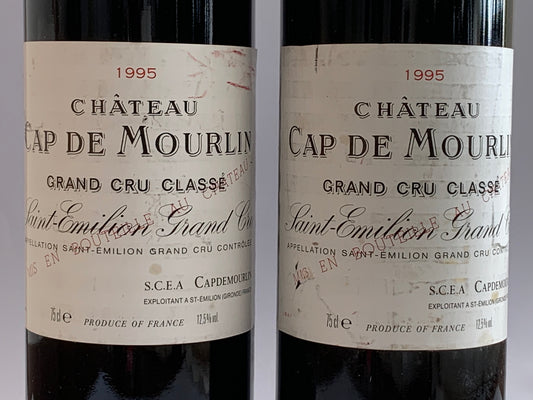 Lot 2x Château Cap de Mourlin, Saint-Emilion, 1995