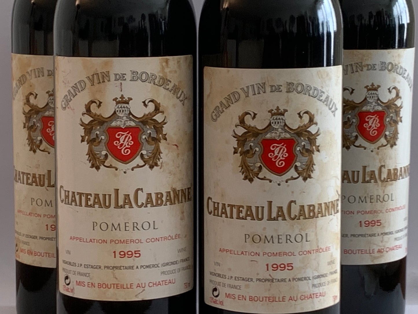 Lot 4x Château La Cabanne, Pomerol, 1995