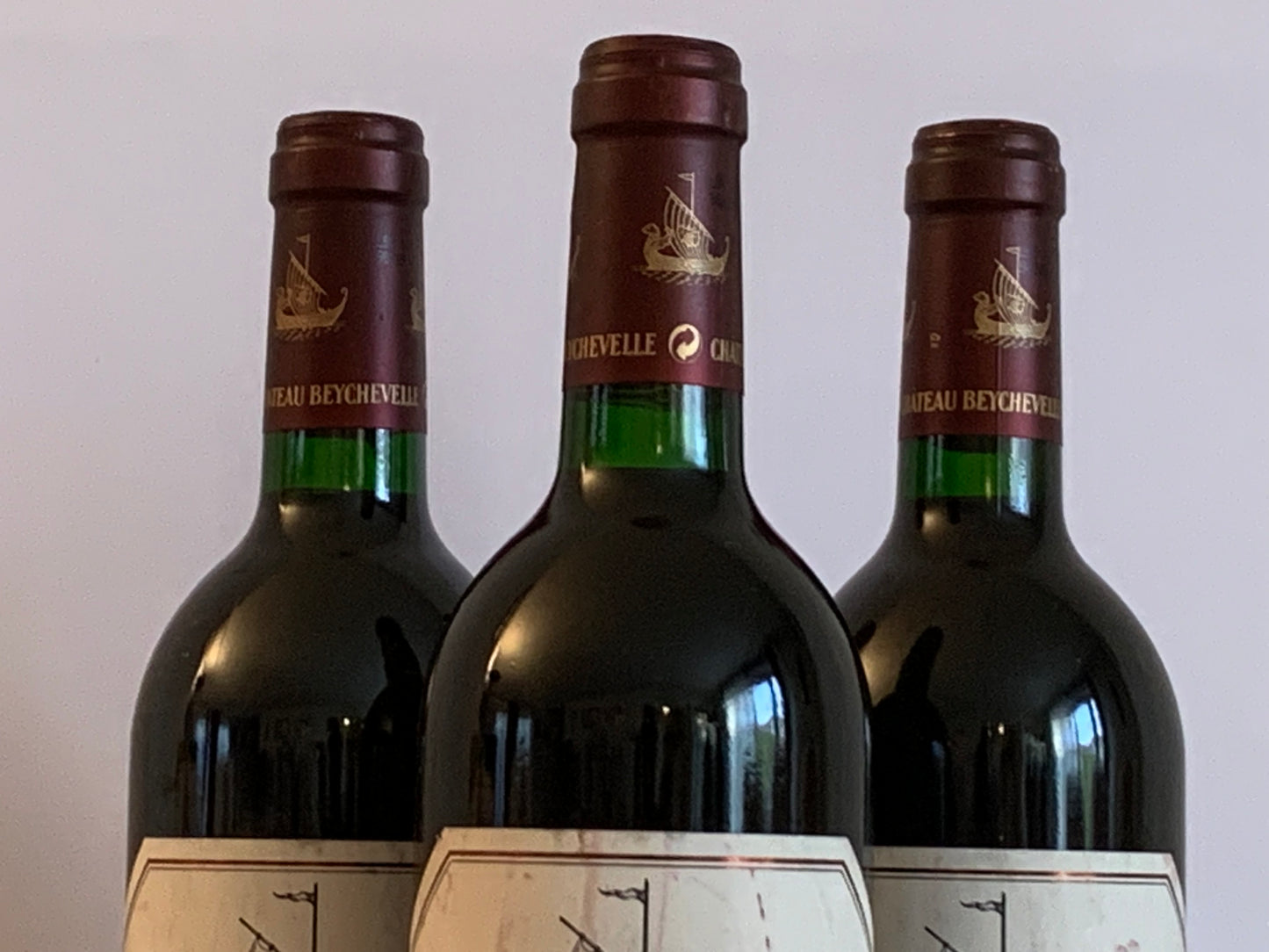 Lot 3x Saint-Julien, Château Beychevelle, 1996