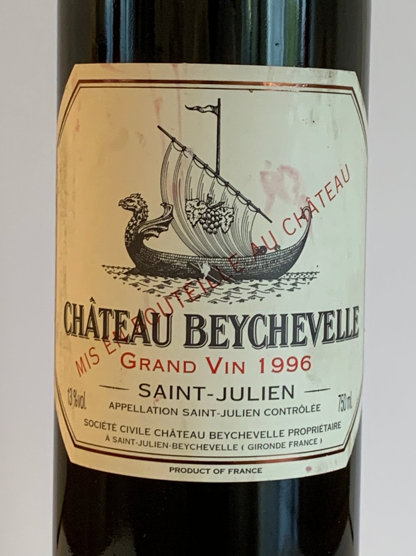 Saint-Julien, Château Beychevelle, 1996