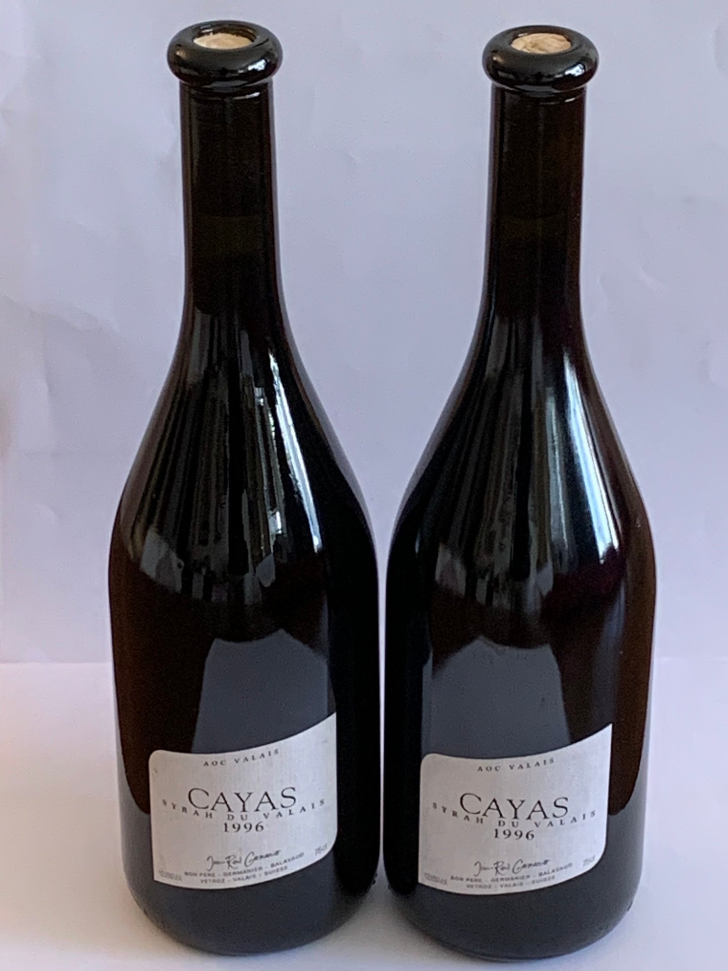 Lot 2x Cayas, Syrah, 1996