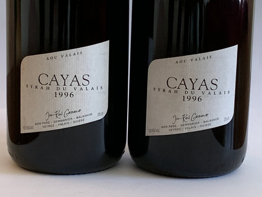 Lot 2x Cayas, Syrah, 1996