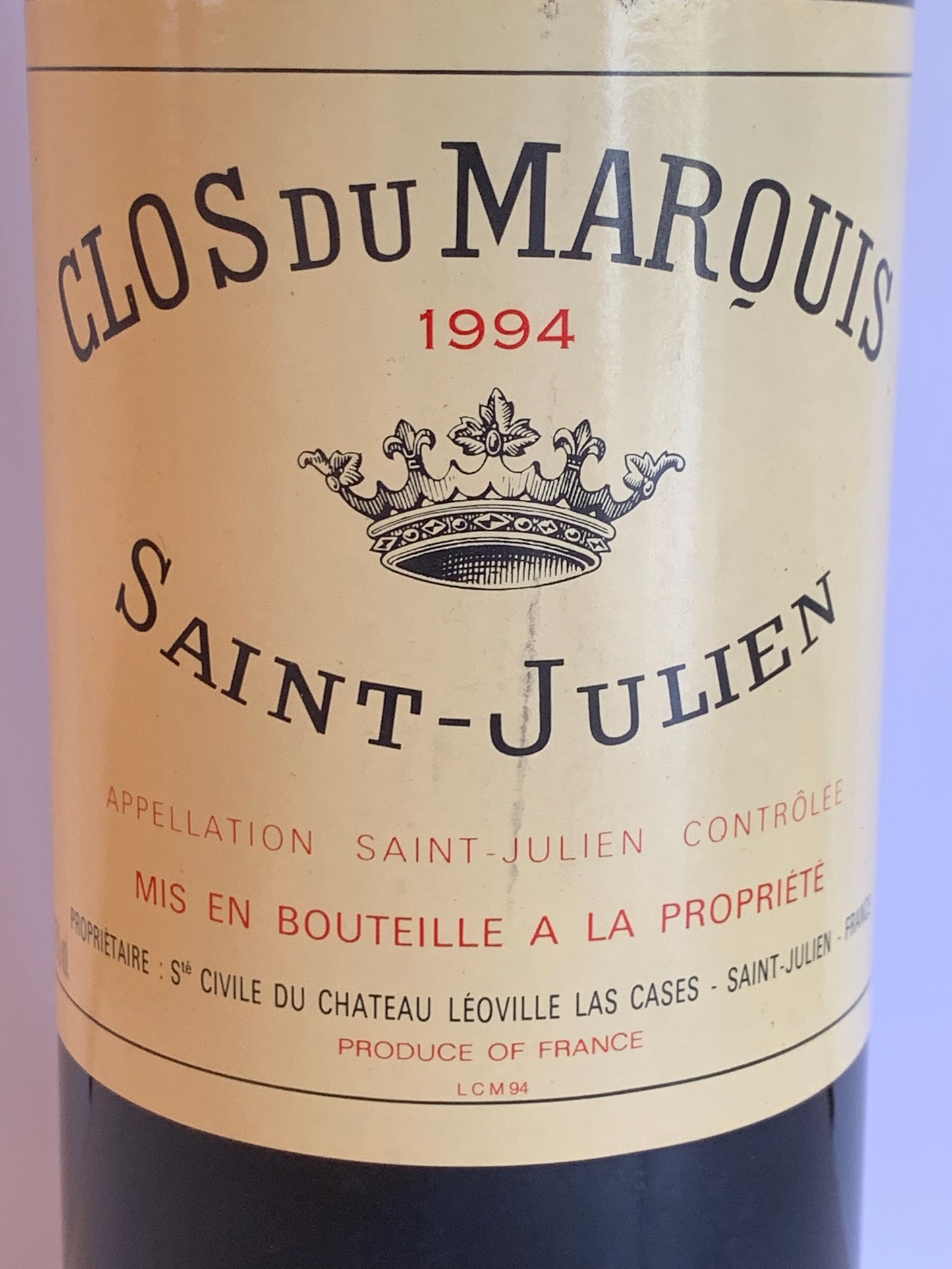 Clos du Marquis, Saint-Julien, 1994
